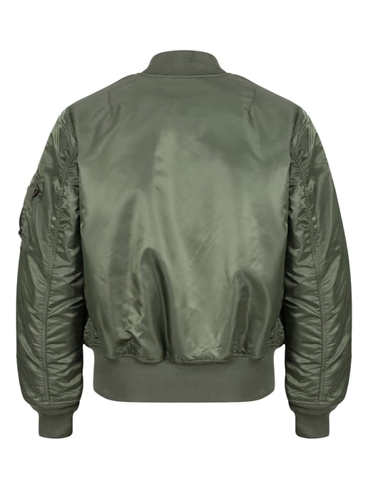 Alpha Industries Men's MA-1 Bomber Jacket in Sage Green - Image 6