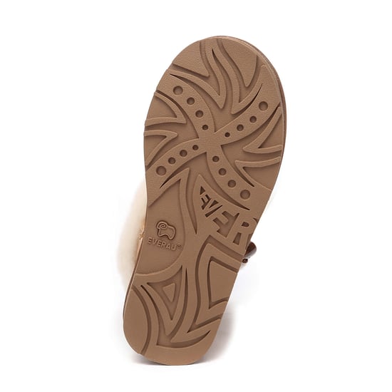 EVER AU Women Stork Horn Toggle button Short Boots