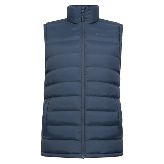 Mountain Warehouse Herren-Gepolsterte Weste Seasons mit Kunstpelzfutter (Marineblau) - Image 1