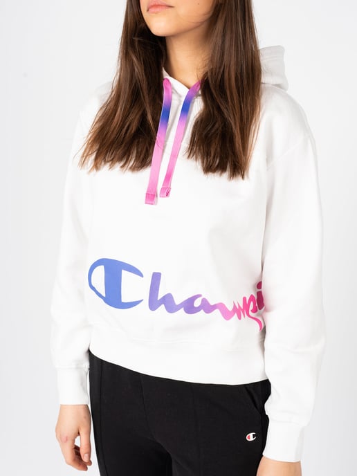 Champion Sweatshirt Hoodie Damen weiß - Image 5