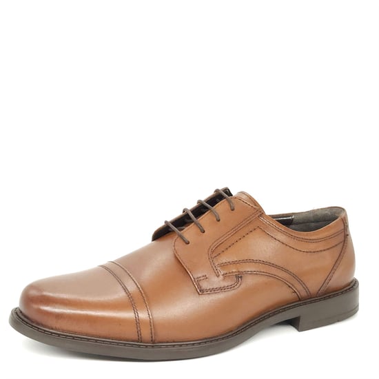 Oaktrak Charles Leather Tan Mens Lace Up Shoes