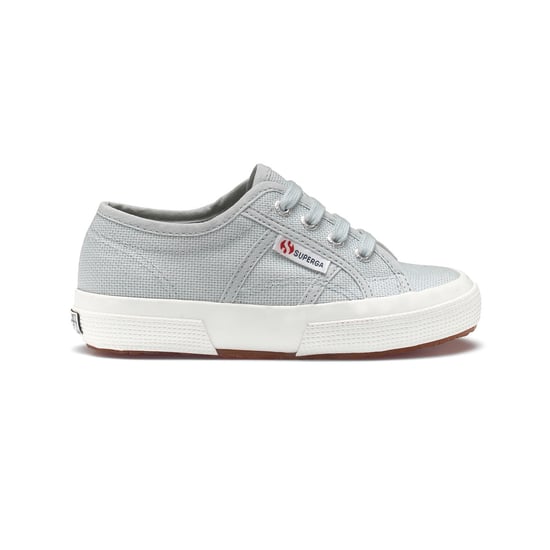 Superga Childrens/Kids 2750 Jcot Leder Turnschuhe (Grau Lilla/Avorio) - Image 3