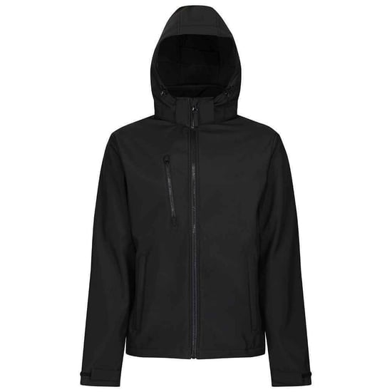 Regatta Herren Venturer Drei Schichten Soft Shell Jacke (Schwarz) - Image 1