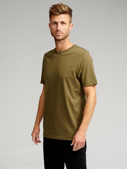 Bio-Basic-T-Shirt - Armee - Image 3