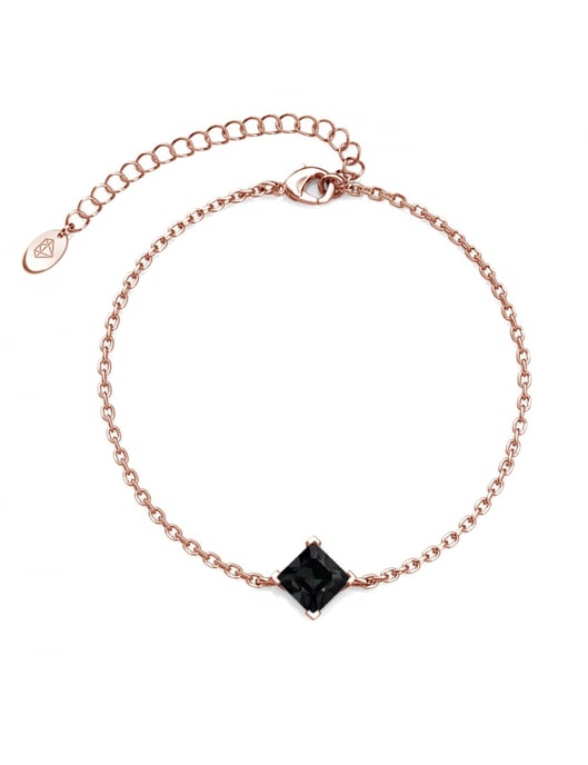 Kopie von Simple Square : Rose Gold und Kristall - Image 3