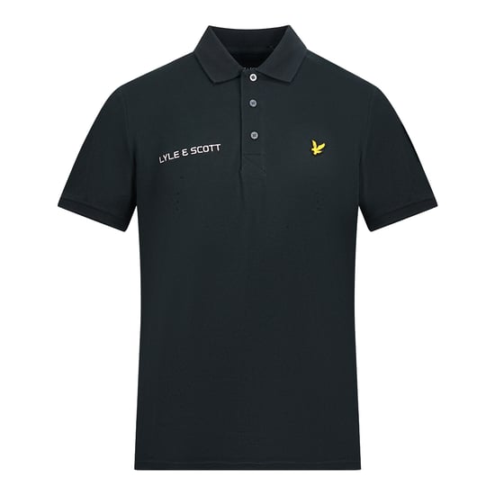 Lyle & Scott True Black Polohemd mit kurzen Ärmeln - Image 1