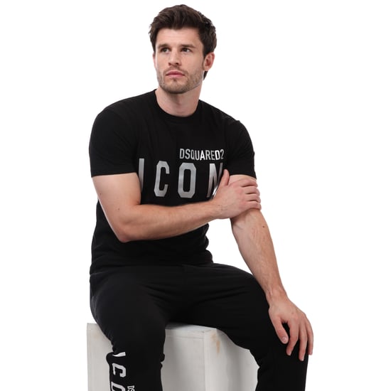 T-shirt Icon DSquared2 Pour Homme en Noir - Image 4