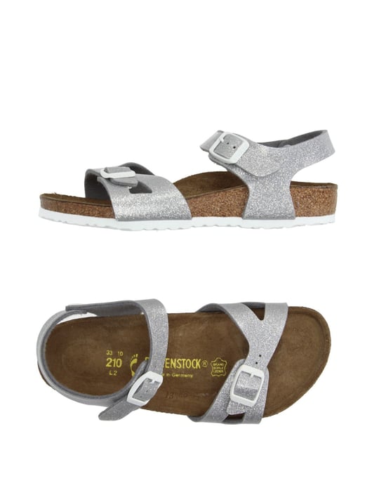 FOOTWEAR Birkenstock Silver Girl Textile fibres