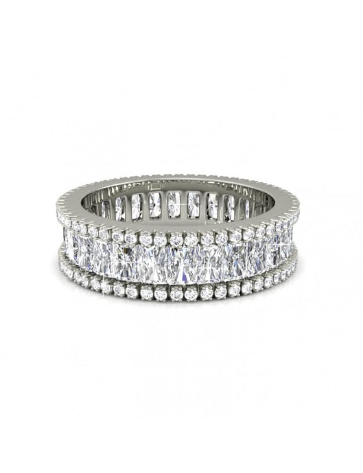 Glamour Lock Ring - Silber und Kristall - Image 3
