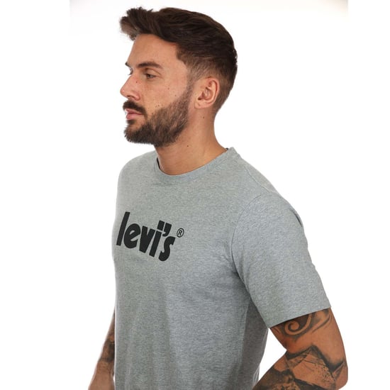Men's Levis Relaxed Fit T-Shirt in Grey Heather
