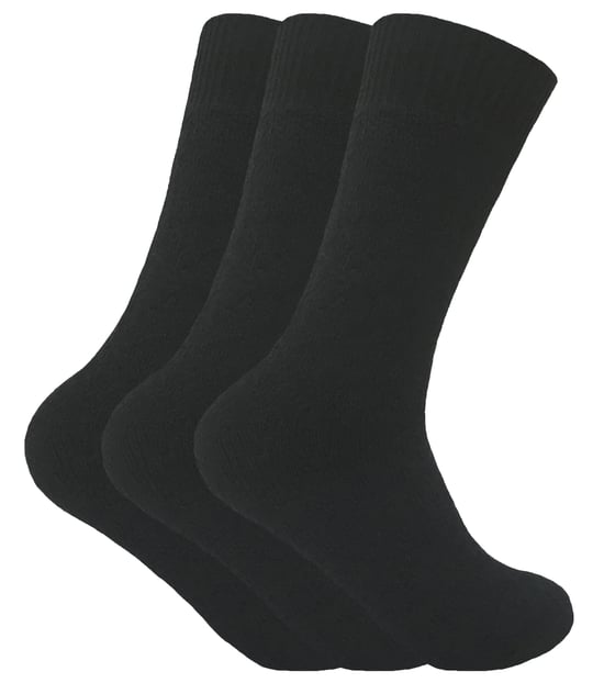 3 Paar Herren gepolsterte Sohle Winter warm thermische Wolle Walking Boot Socken - Image 1