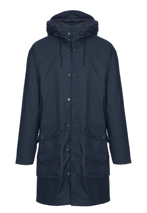 Fitzroy Men's Fishtail Raincoat parka in Dark Navy