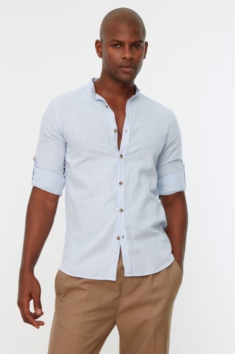 Trendyol Garçon Tippet Bras standard basique Chemise - Image 2