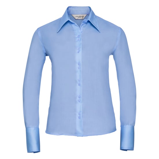 Russell Collection - "Ultimate" Hemd Bügelfrei für Damen Langärmlig (Heiterer Himmel) - Image 1