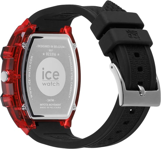 Ice Watch Ice Boliday - Schwarz Rot Unisex Schwarze Uhr 023316 - Image 3
