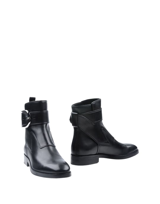 Alexander Wang Black Leather Ankle Boots