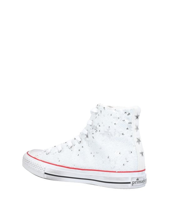 Primadonna White High Top Sneakers