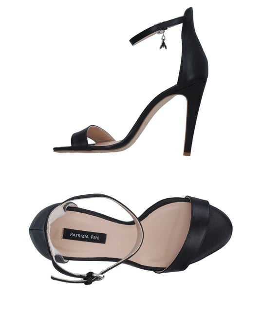 Patrizia Pepe Black Leather Heels