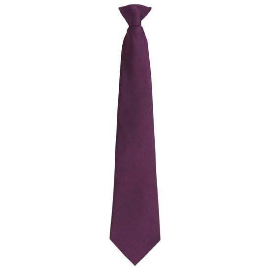 Premier - "Colours Fashion" Krawatte Zum Anklemmen für Herren/Damen Unisex (Violett) - Image 1