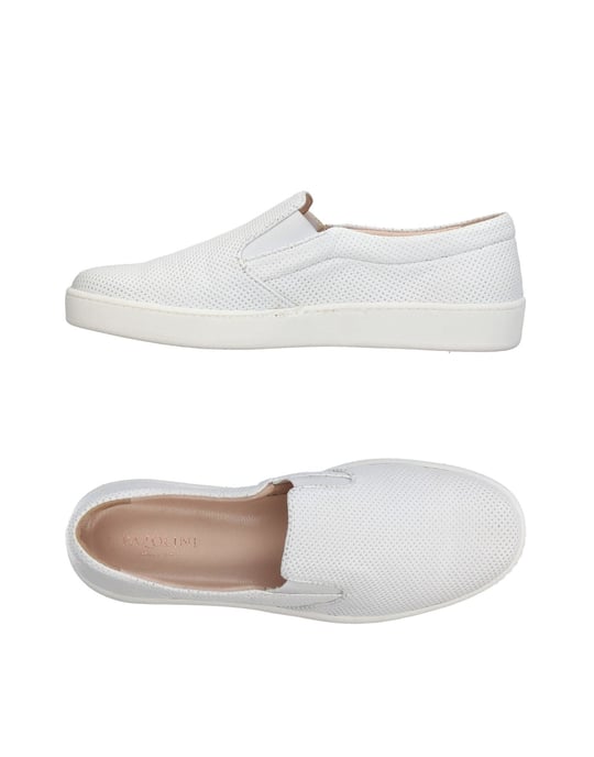 Carlo Pazolini White Leather Slip Ons