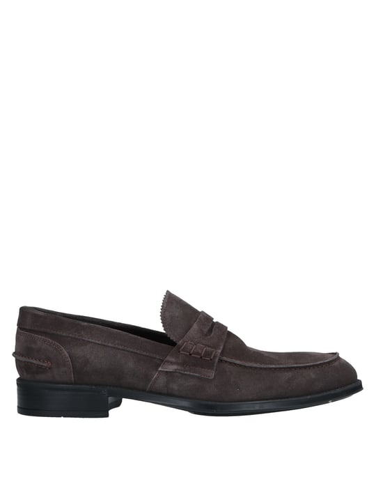 Doucal'S Man Loafers Lead Leather