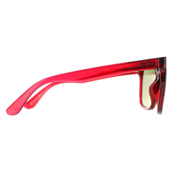 Serengeti Square Womens Shiny Black  Saturn Polarized 555nm Wakota