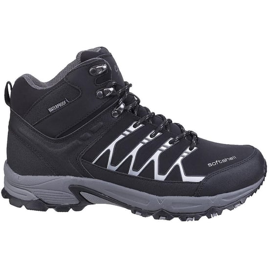Cotswold Mens Abbeydale Mid Wanderstiefel (Schwarz/Grau) - Image 3