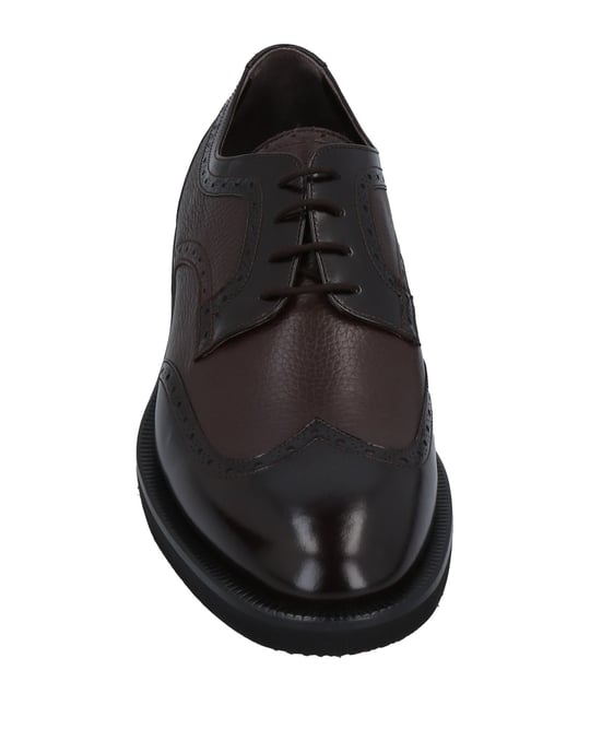 Bruno Magli Dark Brown Buck Leather Shoes