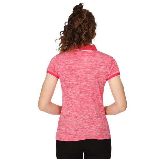 Regatta Womens/Ladies Remex II Polo Neck T-Shirt (Peony)