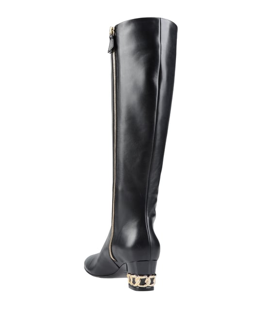 Casadei Black Leather Boots