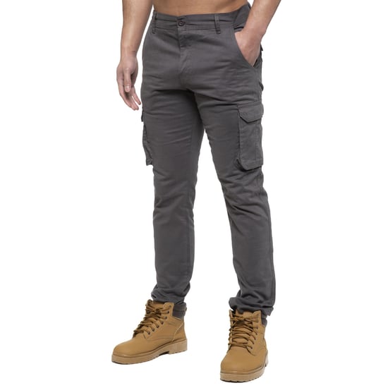 Enzo | Herren Cargo-Hose - Grau - Image 1