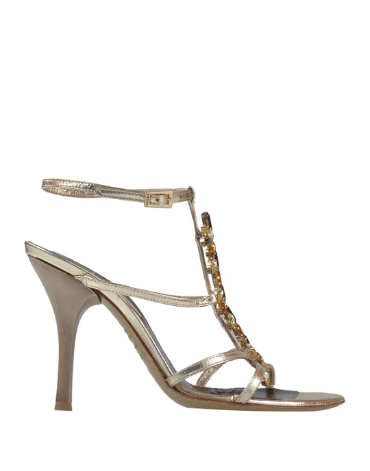 Dibrera By Paolo Zanoli Women's Sandals Platinum Leather