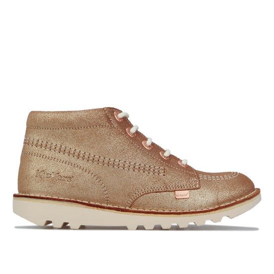 Boots Kick Hi Kickers Pour Fille en Brun Roux - Image 4