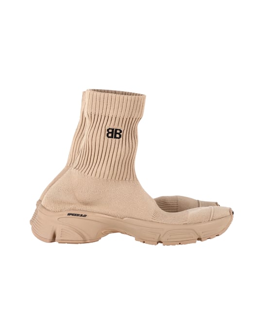 Balenciaga 3.0 Socken Sneakers aus beigem Polyester - Image 1