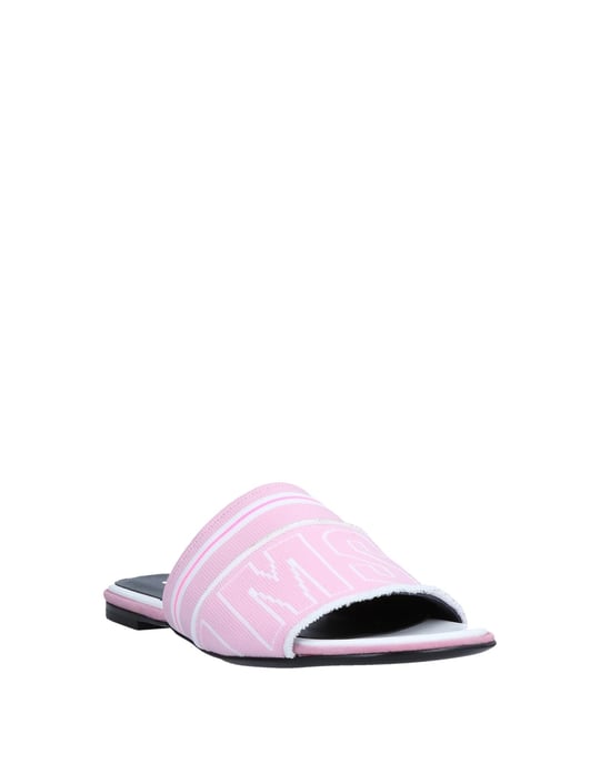 MSGM Pink Logo Sandals