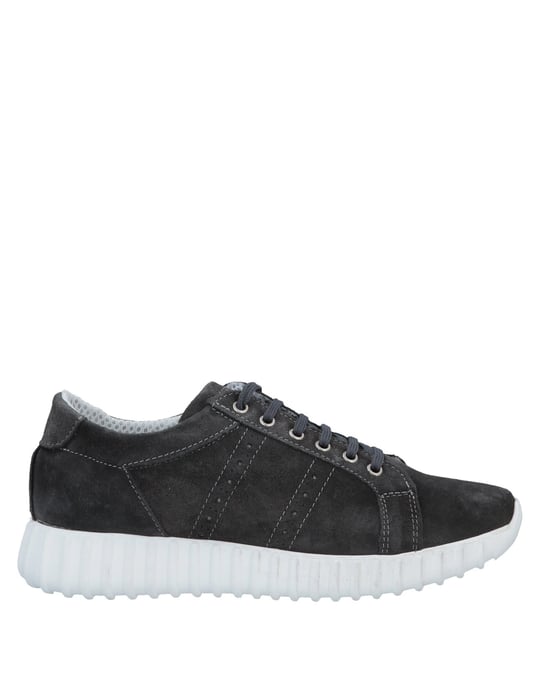 Roberto Della Croce Man Low-Top Sneakers Steel Grey Leather
