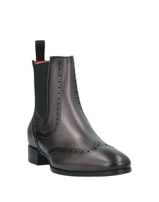 Santoni Women's Ankle Boots Lead Leather