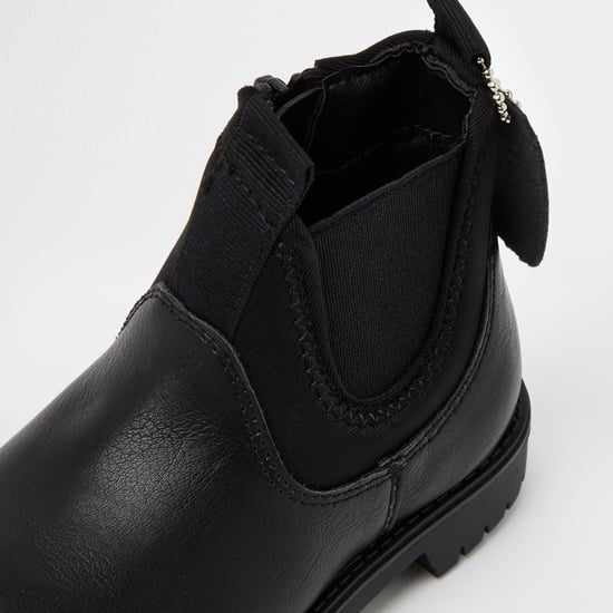 River Island Mini Kids Chelsea Boots Black Shoes