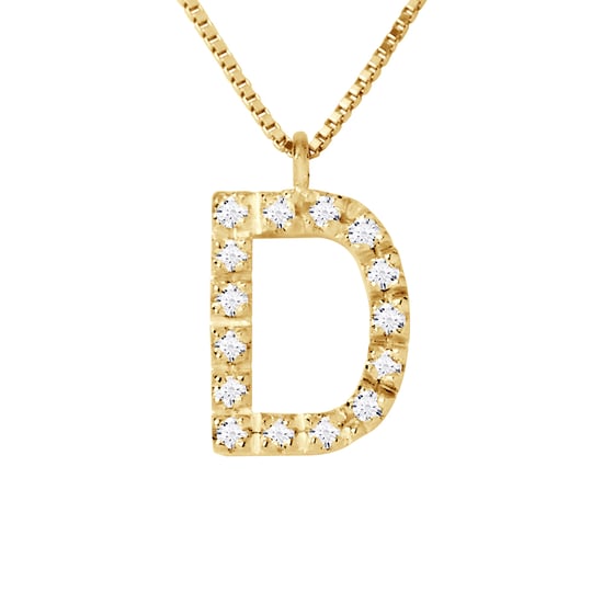 DIADEMA - Necklace with Diamonds - D - Yellow Gold - Chaine Véntienne
