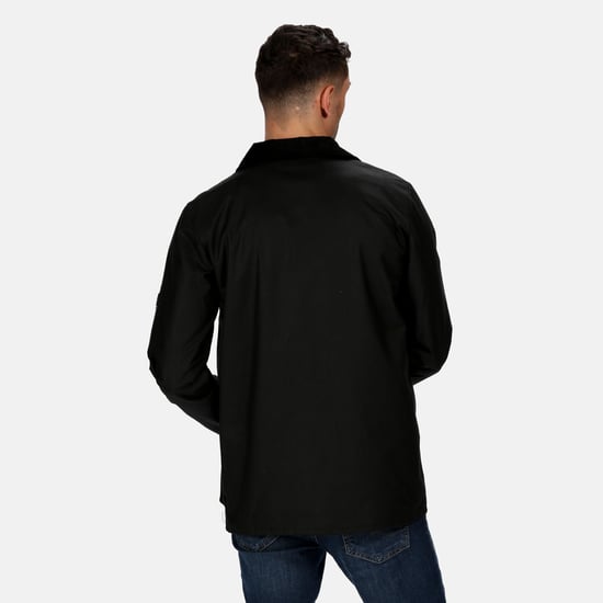 Regatta Herren Outdoorjacke Country gewachst (Schwarz) - Image 6