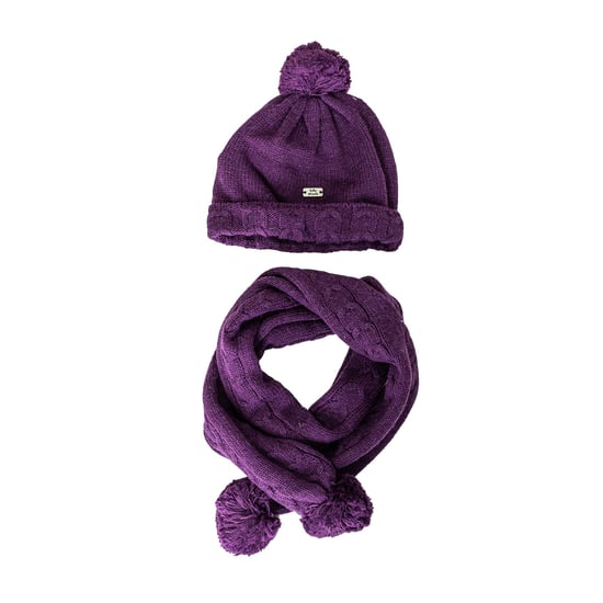 Knitted hat and scarf set 1942MOW16 baby