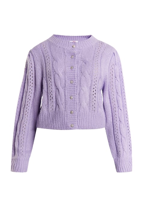 Mymo Strickcardigan Damen violett - Image 1