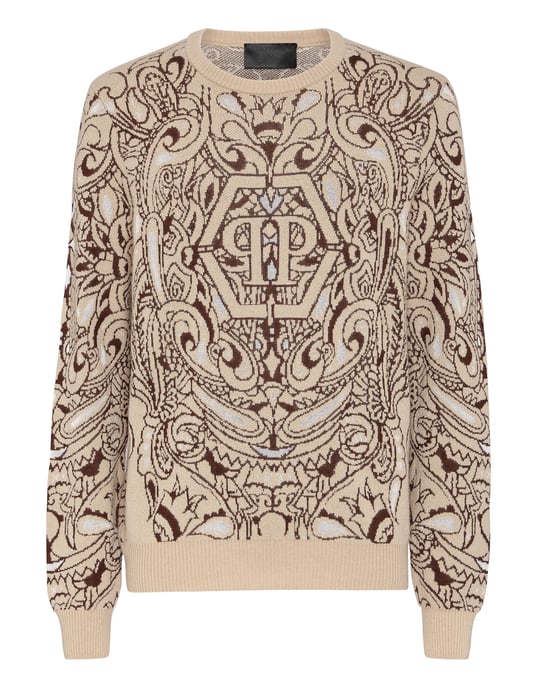 Rundhalspullover Paisley - Image 2