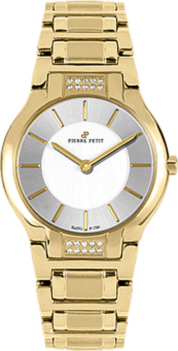 Pierre Petit: Womens Serie Laval Silver Watch