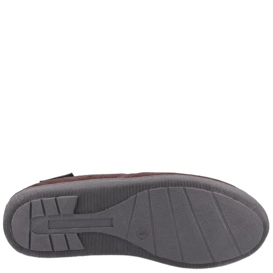 Hush Puppies Herren Arnold Slip On Leder Pantoffel (Braun) - Image 5