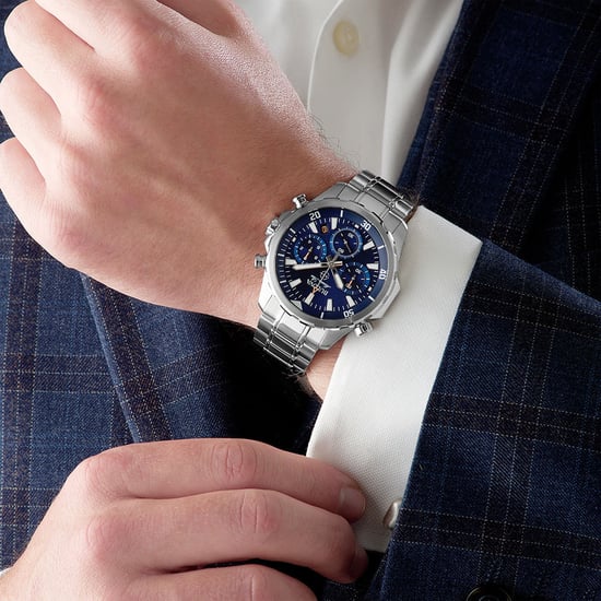 Bulova Marine Star Herren Silber Uhr 96B256 - Image 5