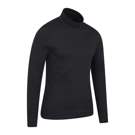 Mountain Warehouse - "Meribel" Base Layer Oberteil Rollkragen für Herren (Schwarz) - Image 4