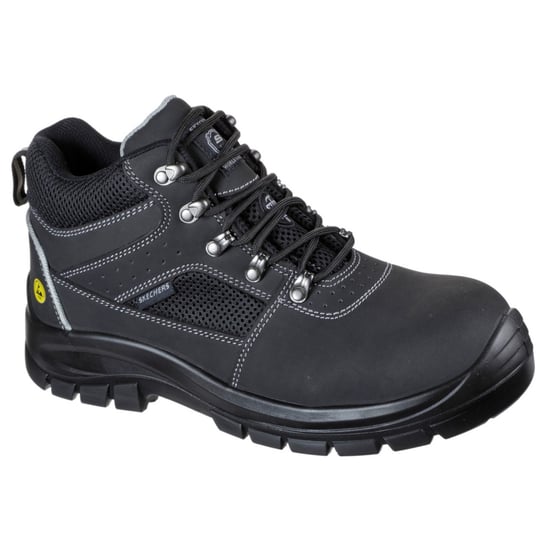 Skechers Herren Trophus Letic Memory Foam Leder Sicherheitsstiefel - Image 1