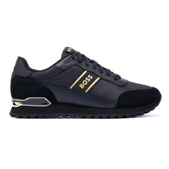 Boss Parkour Runn Herren Schwarz/Gold Turnschuhe - Image 5