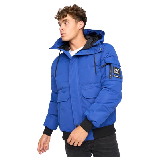 Crosshatch - "Milwaka" Bomberjacke für Herren (Blau) - Image 3